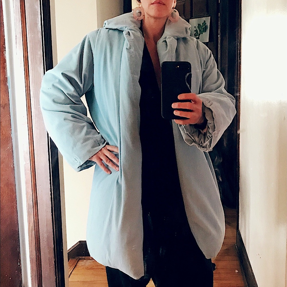 Vintage Cynthia Rowley Comforter Coat Circa 1990s